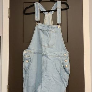 Light Wash Overalls